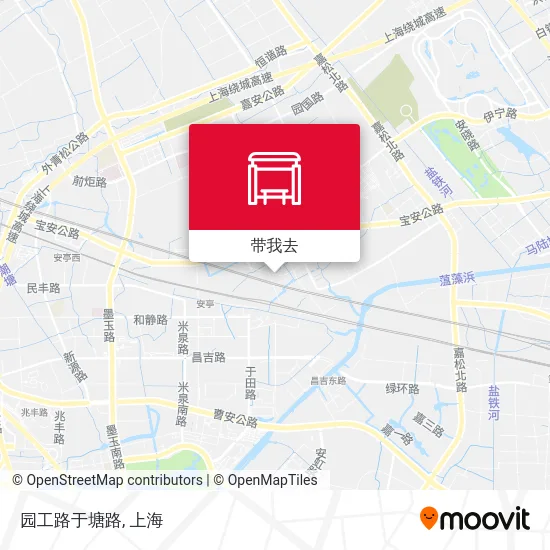 园工路于塘路地图