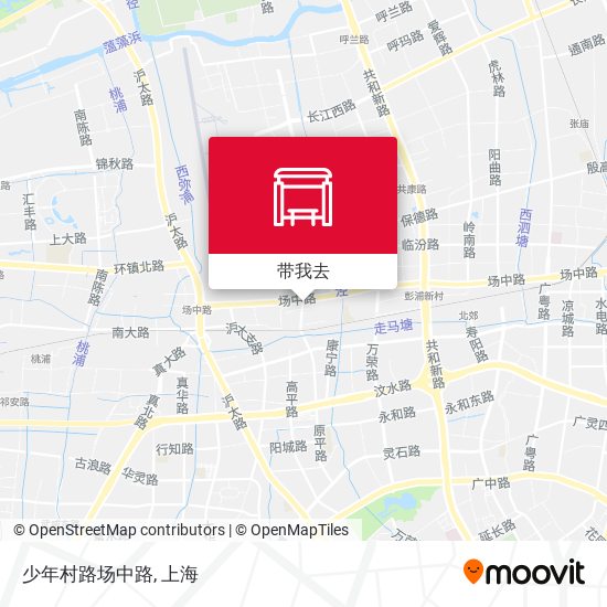 少年村路场中路地图