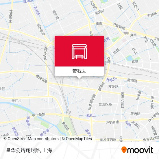 星华公路翔封路地图