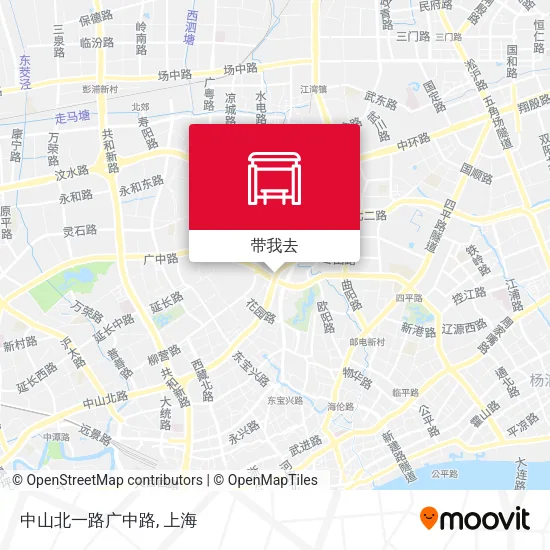 中山北一路广中路地图