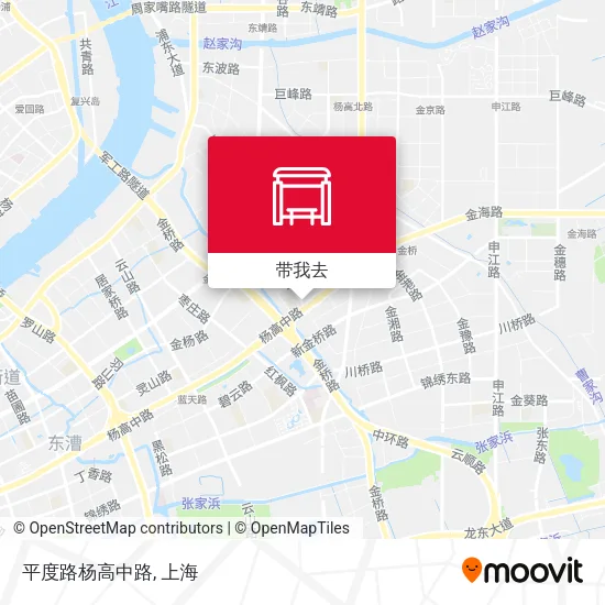 平度路杨高中路地图