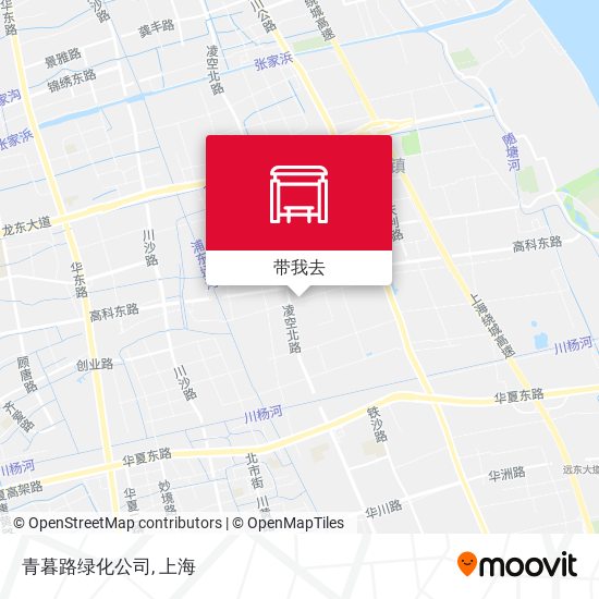 青暮路绿化公司地图