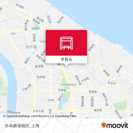 外高桥保税区地图