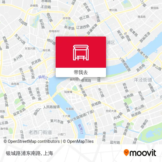 银城路浦东南路地图