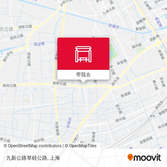 九新公路莘砖公路地图