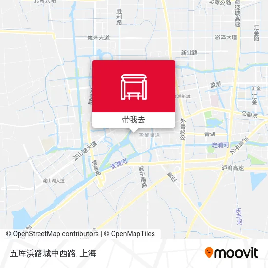 五厍浜路城中西路地图