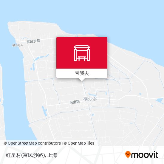 红星村(富民沙路)地图