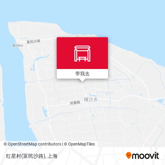 红星村(富民沙路)地图
