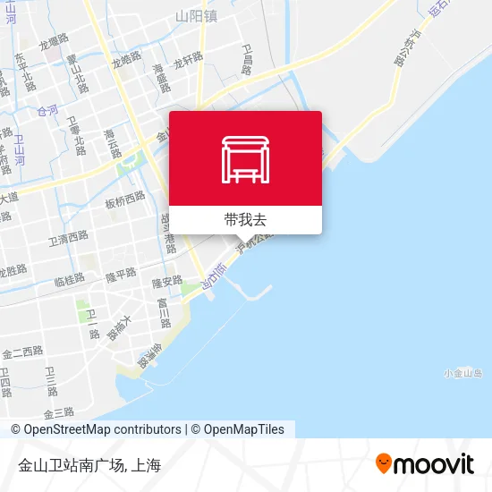 金山卫站南广场地图
