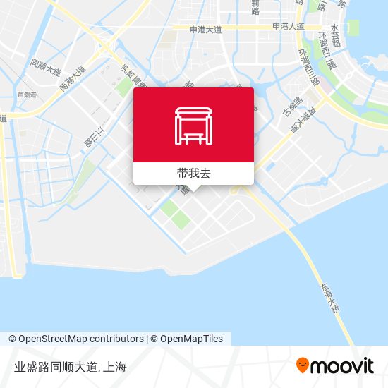 业盛路同顺大道地图