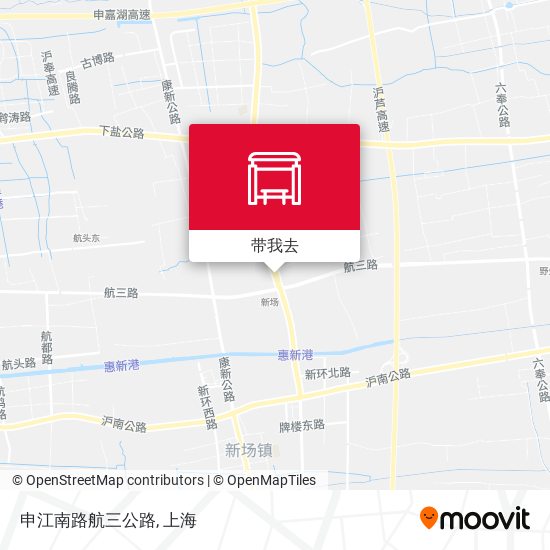 申江南路航三公路地图