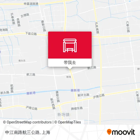 申江南路航三公路地图