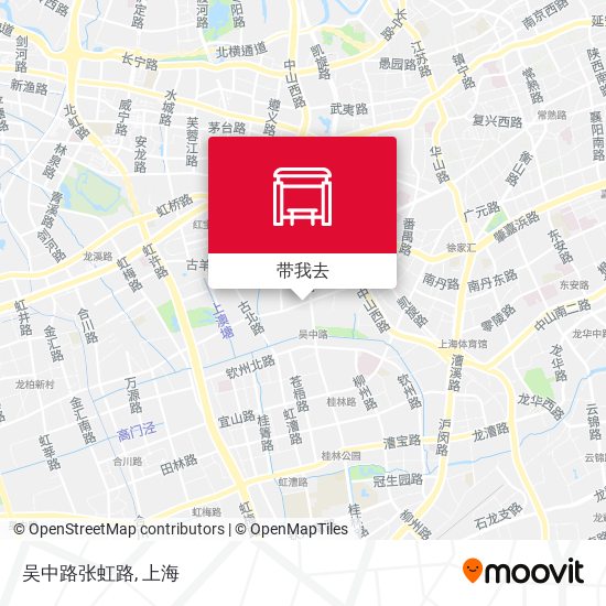 吴中路张虹路地图