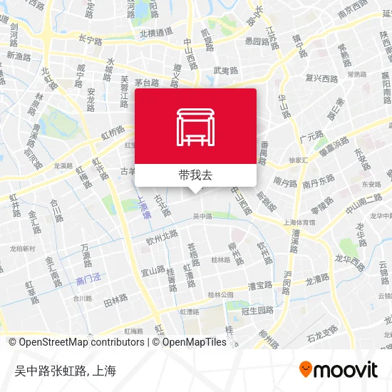 吴中路张虹路地图