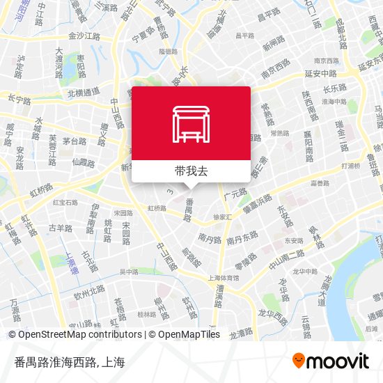番禺路淮海西路地图