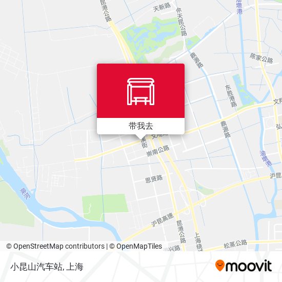 小昆山汽车站地图