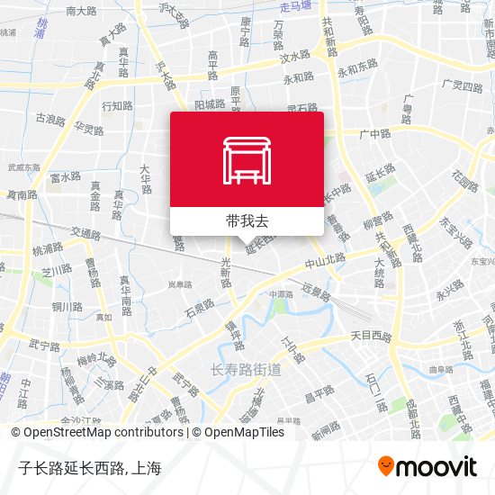 子长路延长西路地图