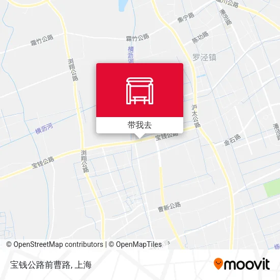 宝钱公路前曹路地图