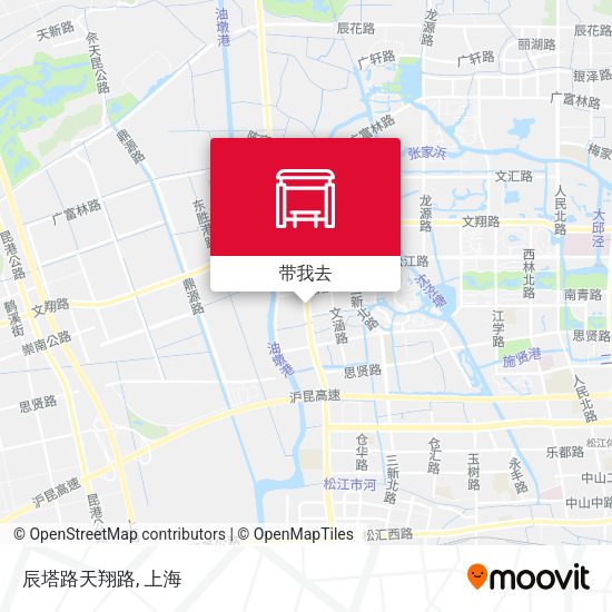 辰塔路天翔路地图