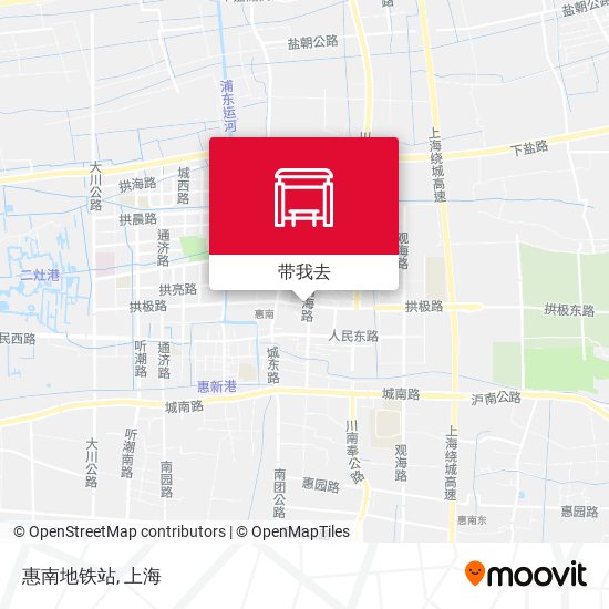 惠南地铁站地图