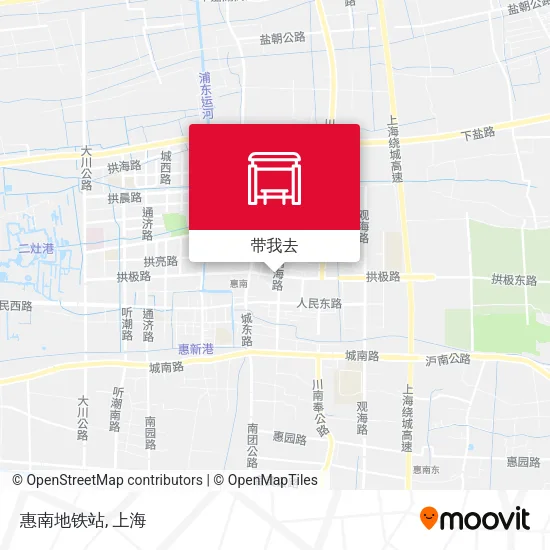 惠南地铁站地图