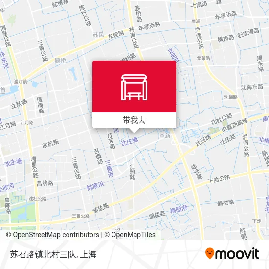 苏召路镇北村三队地图
