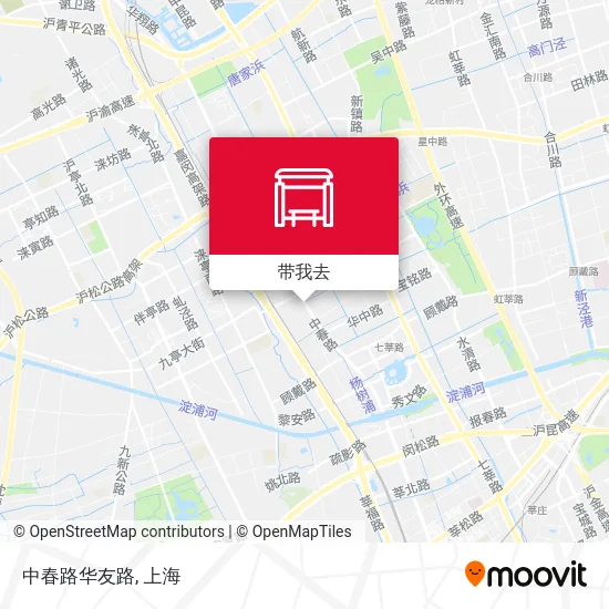 中春路华友路地图