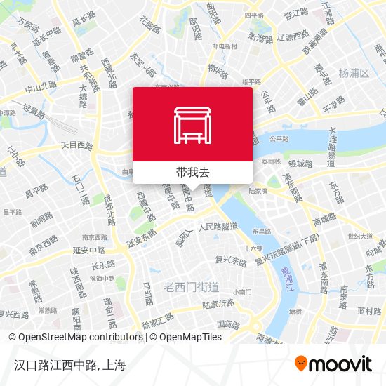 汉口路江西中路地图