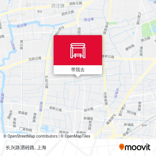 长兴路泗砖路地图
