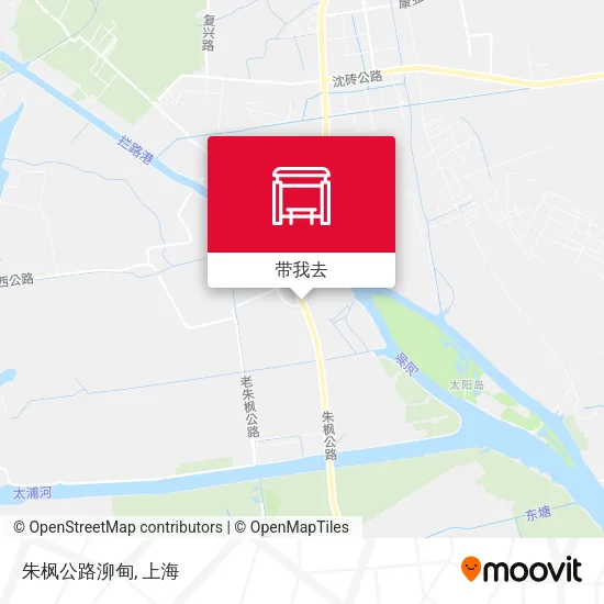 朱枫公路泖甸地图