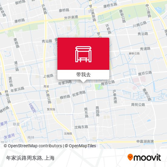 年家浜路周东路地图