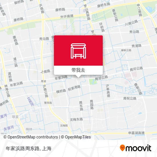 年家浜路周东路地图