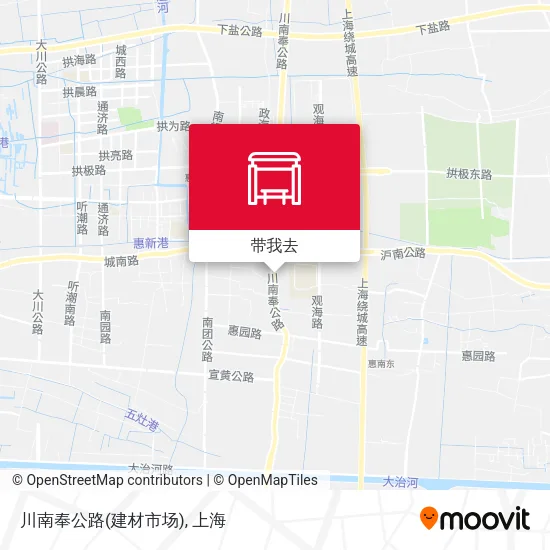 川南奉公路(建材市场)地图