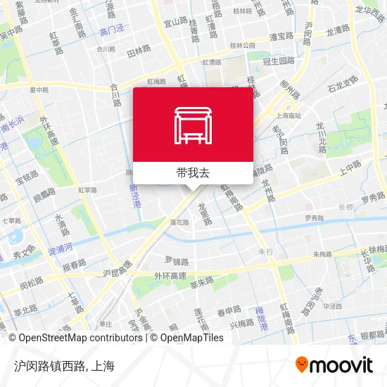 沪闵路镇西路地图
