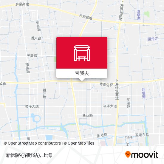 新园路(招呼站)地图