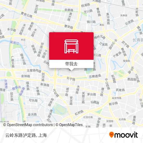 云岭东路泸定路地图