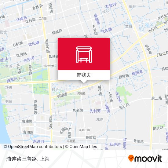 浦连路三鲁路地图