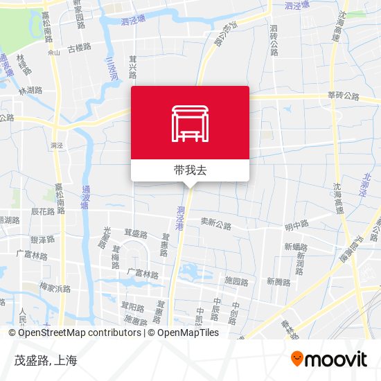 茂盛路地图