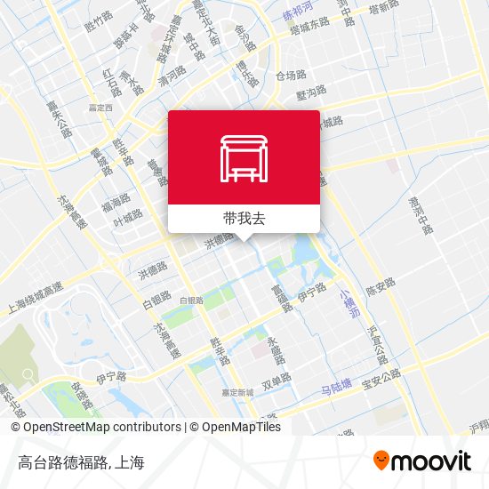 高台路德福路地图