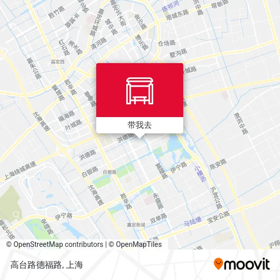 高台路德福路地图