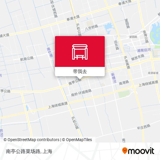 南亭公路菜场路地图
