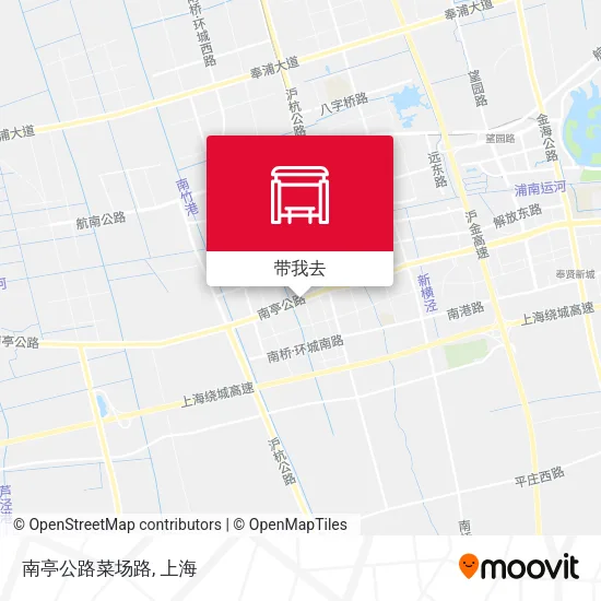 南亭公路菜场路地图
