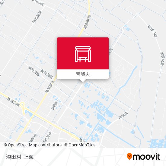 鸿田村地图