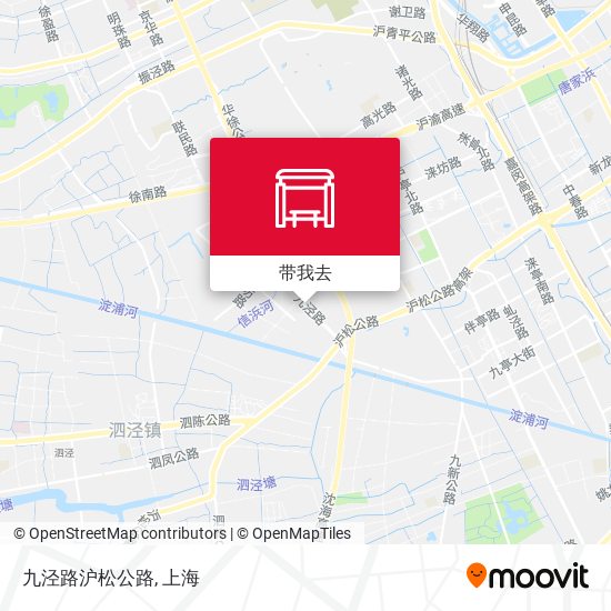 九泾路沪松公路地图