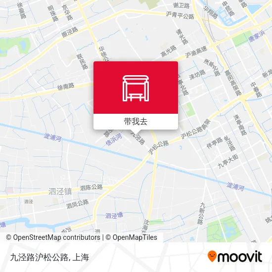 九泾路沪松公路地图