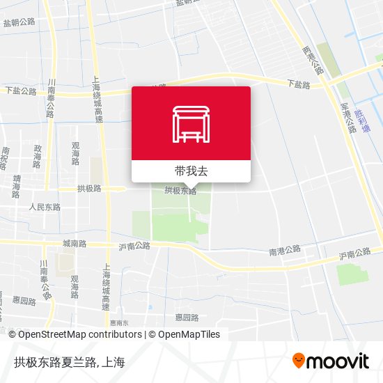 拱极东路夏兰路地图
