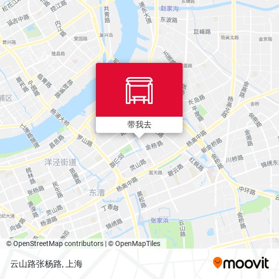 云山路张杨路地图