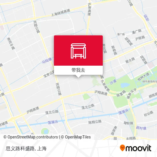 思义路科盛路地图