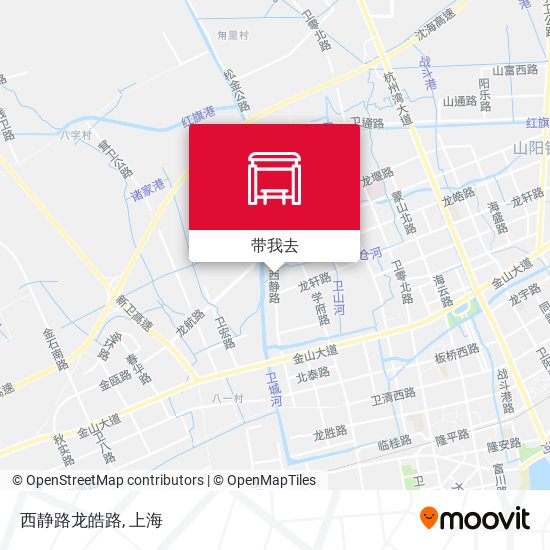 西静路龙皓路地图