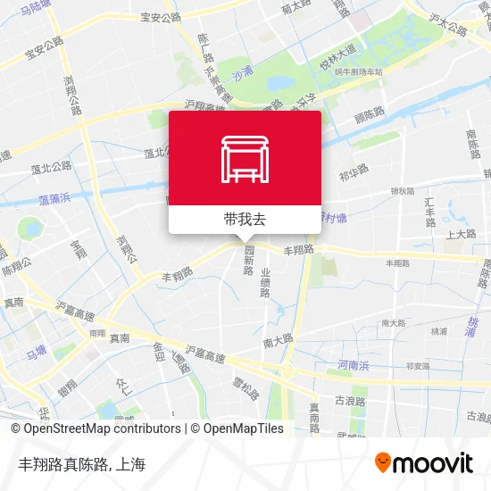 丰翔路真陈路地图